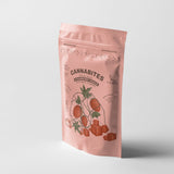 Cannabites - Snack aux fraises lyophilisées et aux fleurs de chanvre (60pc, 300mg)